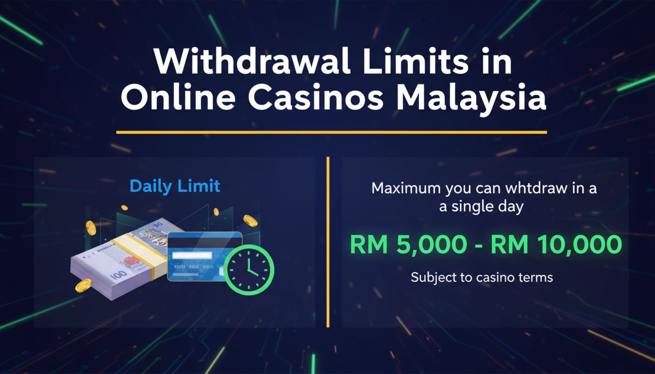 Withdrawal limits in online casinos